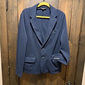 Michael Kors Men's Navy casual size large Blazer 80% cotton 15% nylon 2% spandex